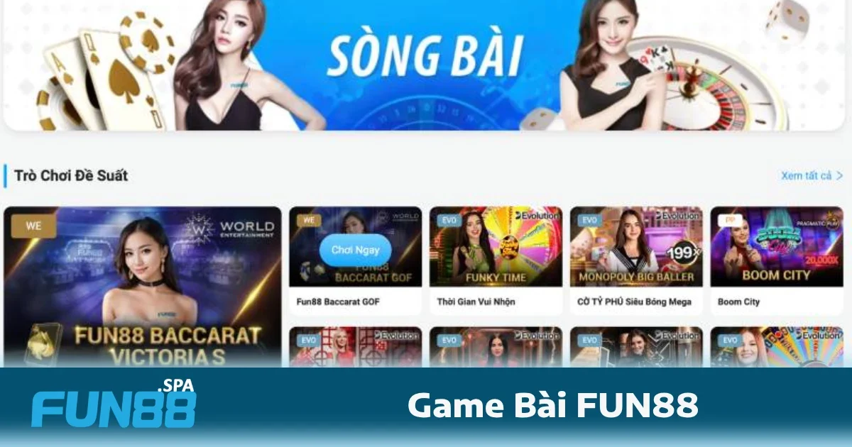 Những game bài FUN88 không chỉ đa dạng về luật chơi, mà còn có các chế độ chơi khác nhau