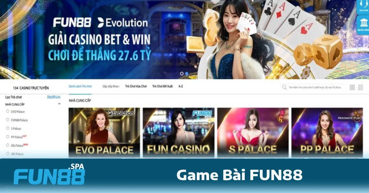 Game bài FUN88 mang lại nhiều lợi ích và đặc điểm làm nên sức hút của nền tảng này